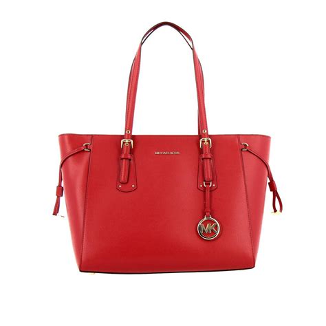 michael kors red tote|michael kors bag.